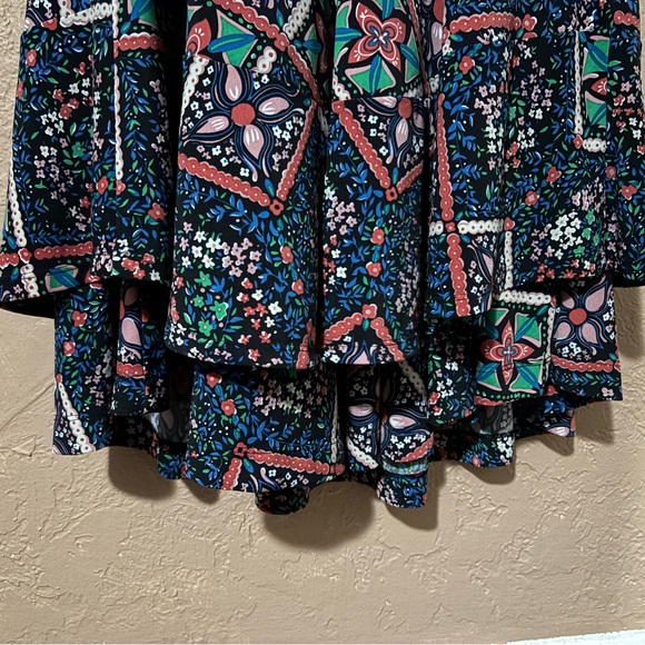 Colorful Geometric Pattern Dress - Picture 5 of 6